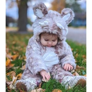 NEW Pottery Barn Woodland Baby Fawn Costume, 0-6 mths